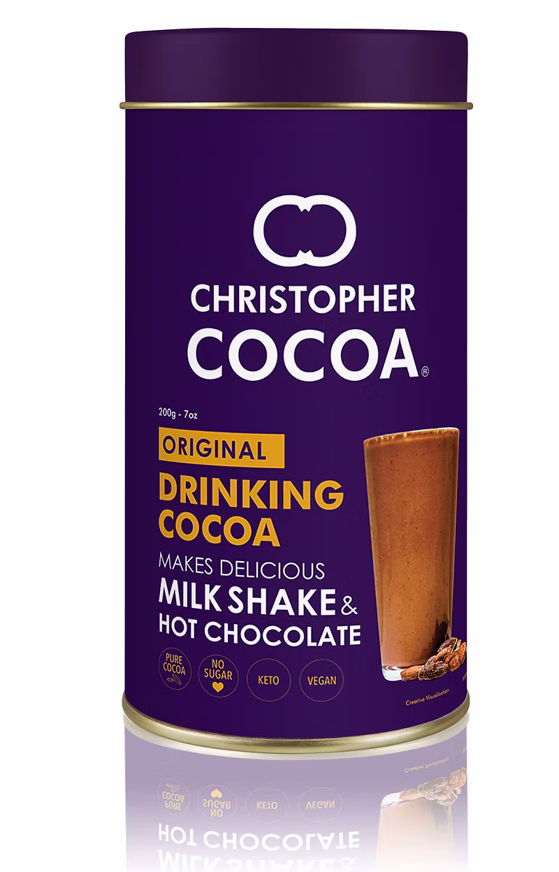 Christopher Cocoa drinking cocoa 200g tin