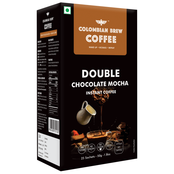 8906088701162_2.png Colombian Brew Double Chocolate Mocha Instant Coffee — No Sugar, Vegan