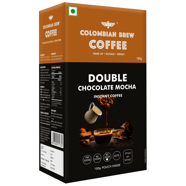 8906088701339_4.png Colombian Brew Double Chocolate Mocha Instant Coffee — No Sugar, Vegan