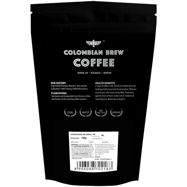 8906088702183_2_d3a409d7-e70c-468d-a948-f4c0b73b647c.png Colombian Brew 100% Arabica Roasted Coffee Beans 100g
