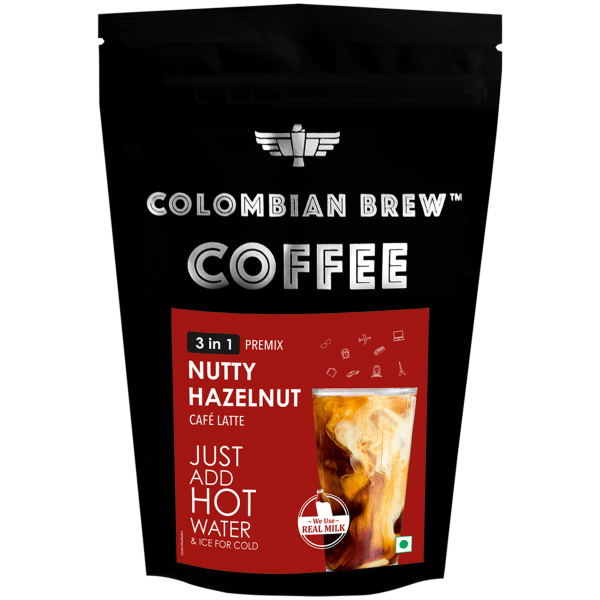 8906088702480_1_acaed45c-ddde-4147-8bfa-00c20f70bce4.png Colombian Brew Hazelnut Café Latte 3-in-1 Instant Coffee Premix