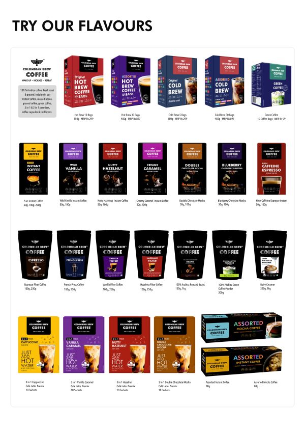 TRYOURFLAVOURSslides_0_55486c50-4853-4414-a569-66a19b38b2c1.jpg Colombian Brew 100% Robusta Roasted Coffee Beans 1kg