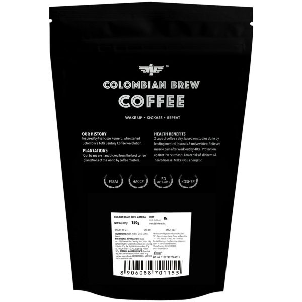 WhatsAppImage2023-12-08at12.12.12PM.jpg Colombian Brew 100% Arabica Green Coffee Beans for Weight Loss 150g