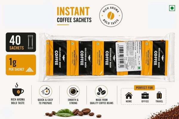 7160XyRBJ0L._SL1500_ Original Instant Coffee — 40 Sachets · 40g