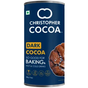 8906088700356_1_1 Christopher Cocoa, Dark Cocoa Powder, Unsweetened, 200g (Bake, Cake, Hot Chocolate, Drinking Shakes)