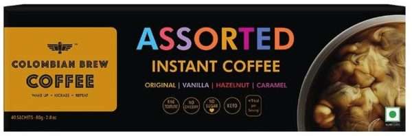 cb-ep-8b-80g Colombian Brew Original Easy Pour Coffee Bags — 8 Bags · 80g