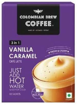 cb-hc-25s-40g Colombian Brew High Caffeine Espresso Instant Coffee — 25 Sachets · 40g