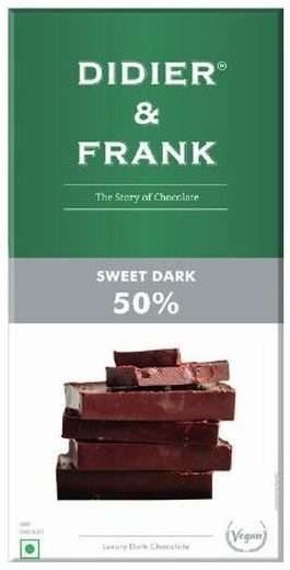 Didier & Frank 50% Sweet Dark Chocolate Bar — 40g