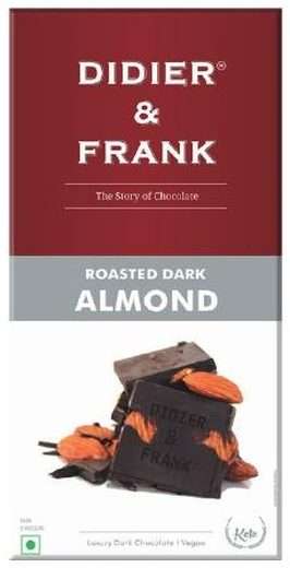 df-almond-40g Didier & Frank Almond Dark Chocolate Bar — 40g