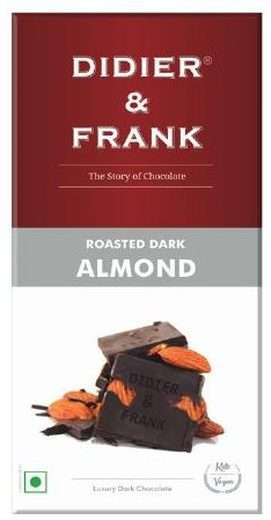 df-almond-80g Didier & Frank Almond Dark Chocolate Bar — 80g