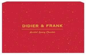 Didier & Frank Assorted Dark Chocolate Bars — 4 × 40g Gift Box (160g)