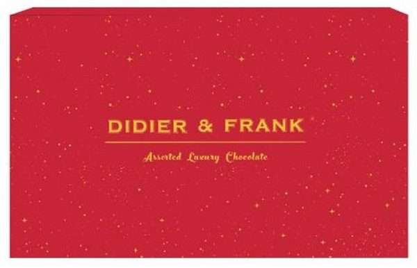 Didier & Frank Assorted Dark Chocolate Bars — 4 × 40g Gift Box (160g)