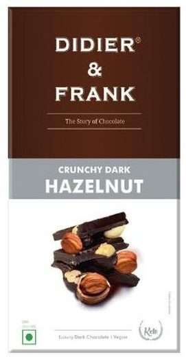 Didier & Frank Hazelnut Dark Chocolate Bar — 80g