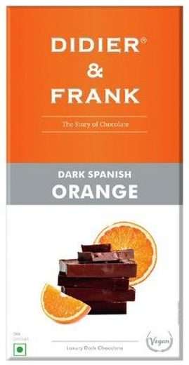 Didier & Frank Orange Dark Chocolate Bar — 80g